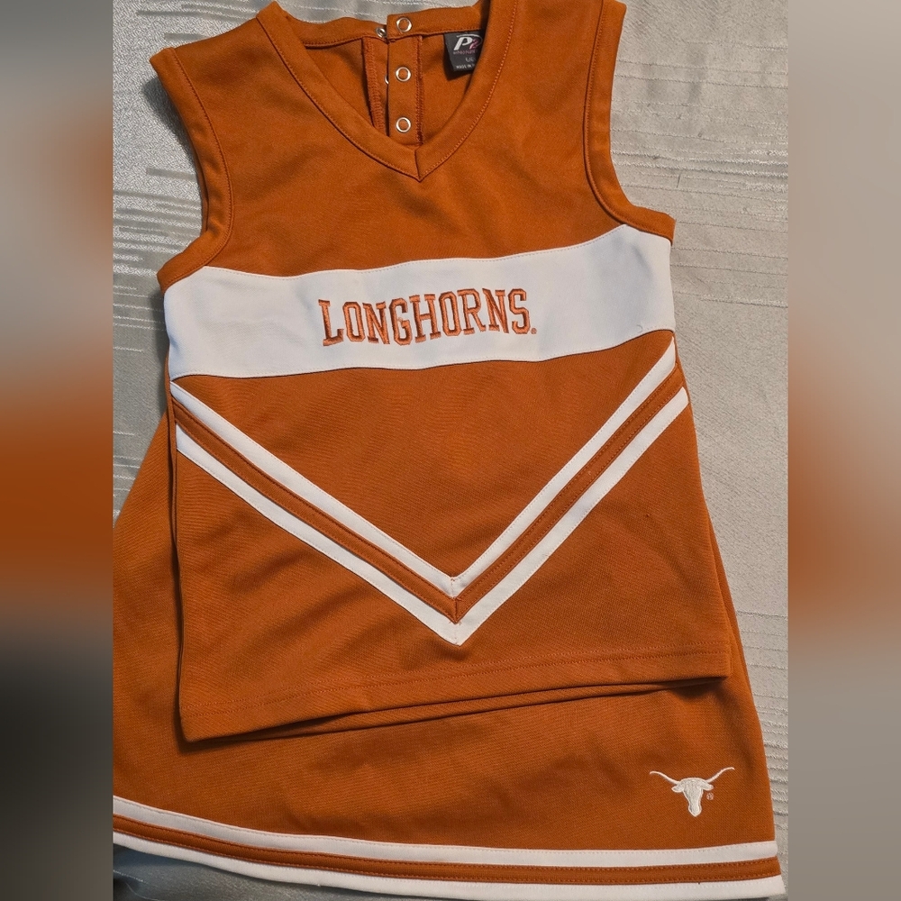 Longhorns Girls Cheer Outfit Burnt Orange
